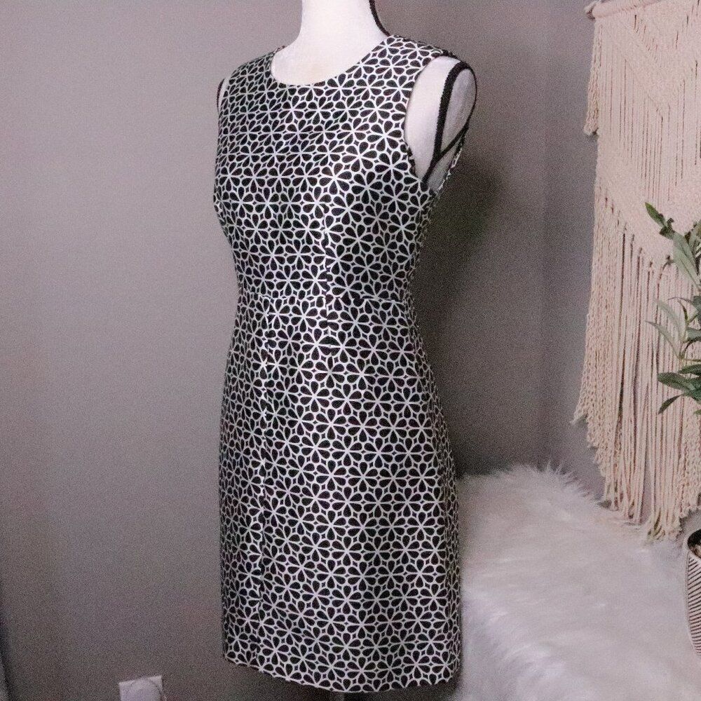 Diane von Furstenberg | Sleeveless‎ Printed Sheath Dress 4